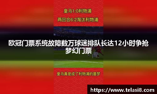 欧冠门票系统故障数万球迷排队长达12小时争抢梦幻门票